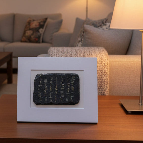 Ogham Blessings Slate