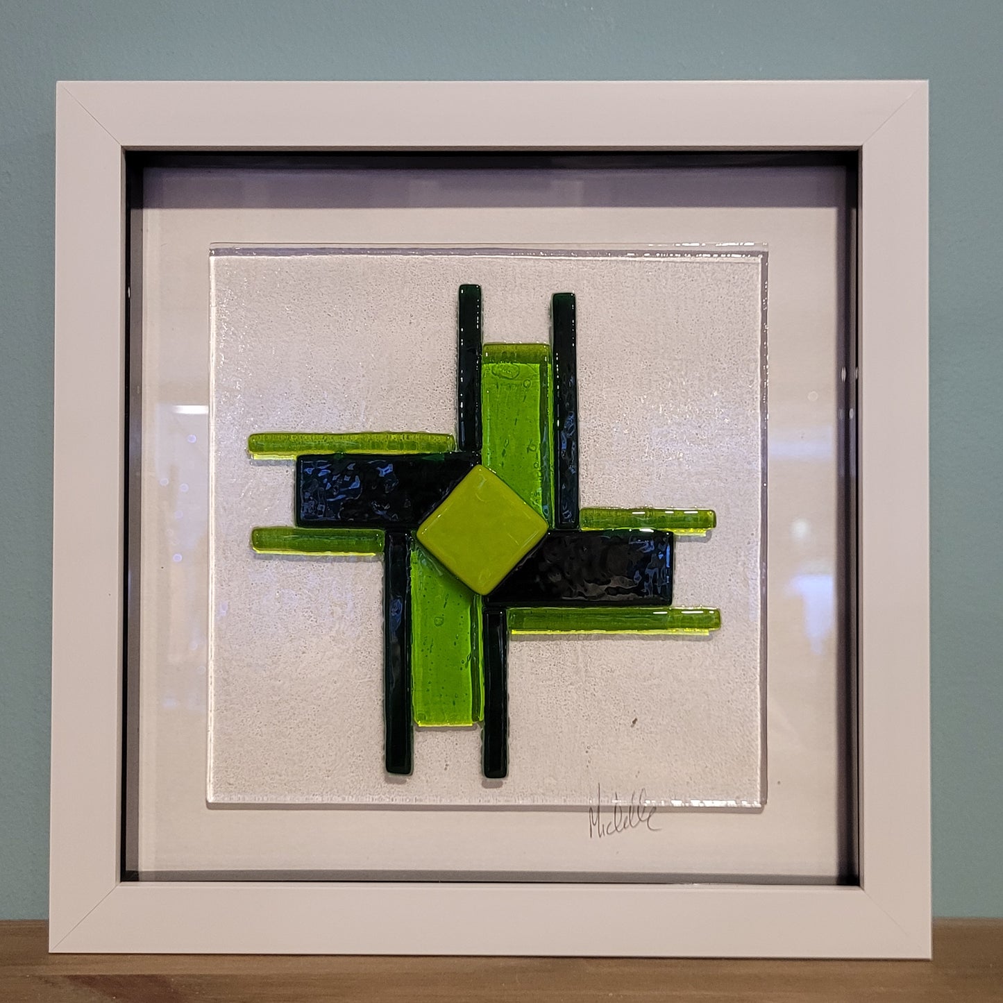 Fused Glass Framed Art - Michelle Brady Studio