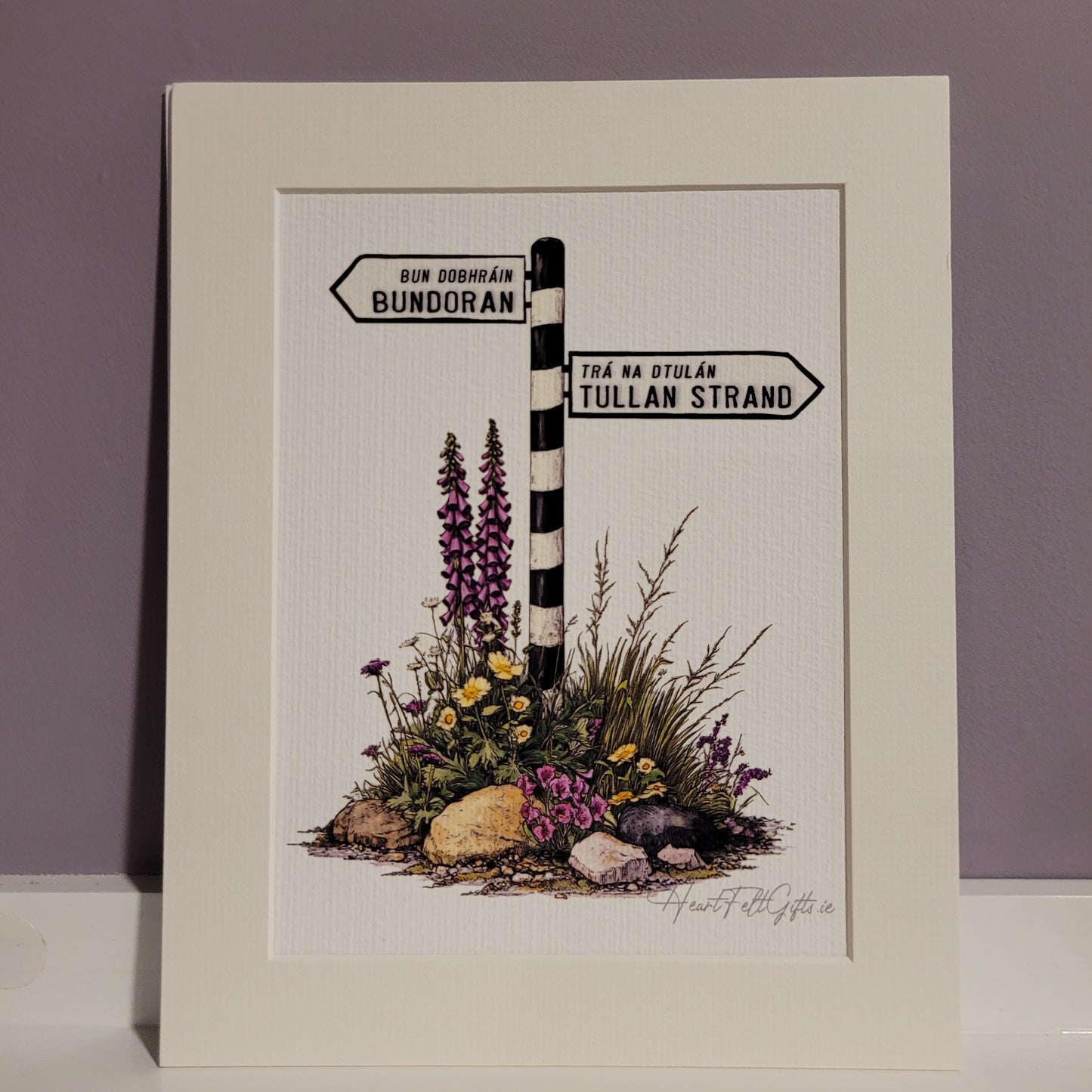 Irish Road Sign Print