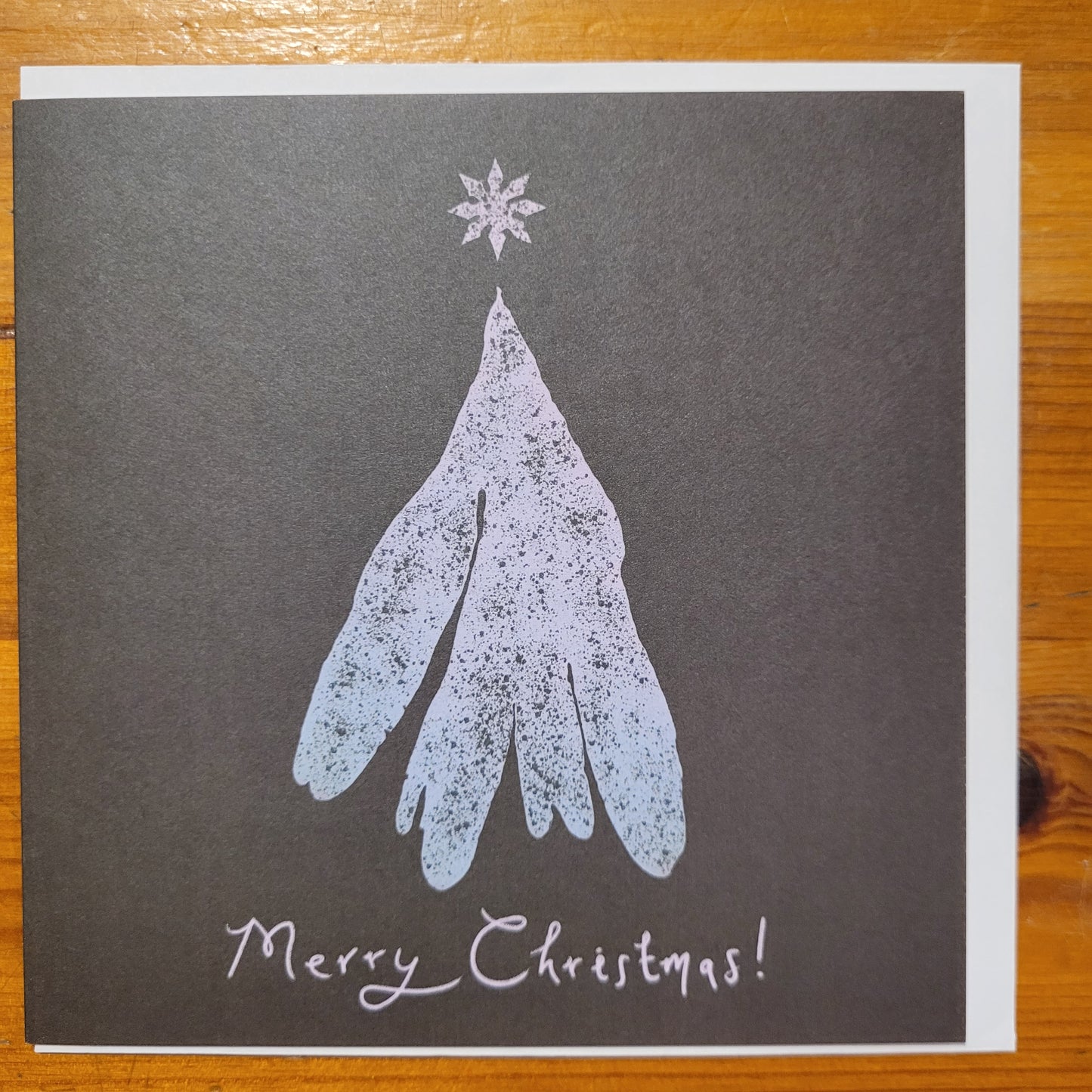 Hand Pressed Christmas Seaweed Cards - Christine Ellen Harrison