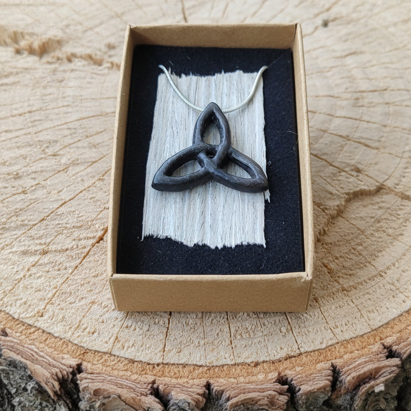 Bog Oak Celtic Knot Pendants