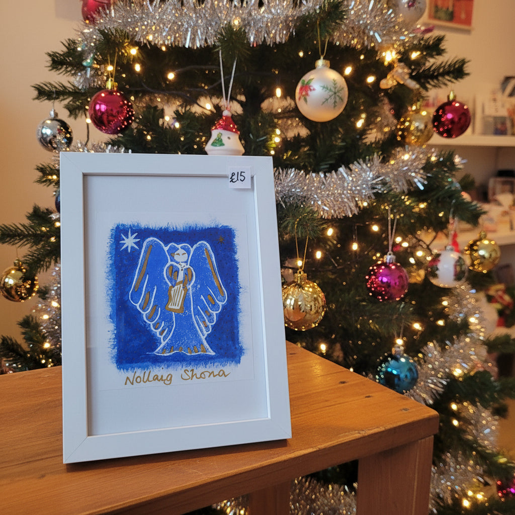 Wooden N Things - Mini Framed Original Lino Prints (8" x 6")