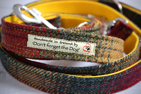 Don't forget the Dog - Tweed Dog Lead