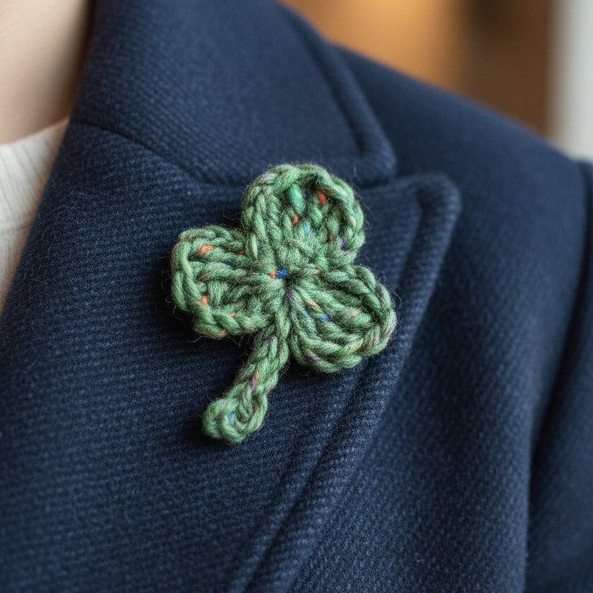 Ocean Weave - Shamrock Brooch