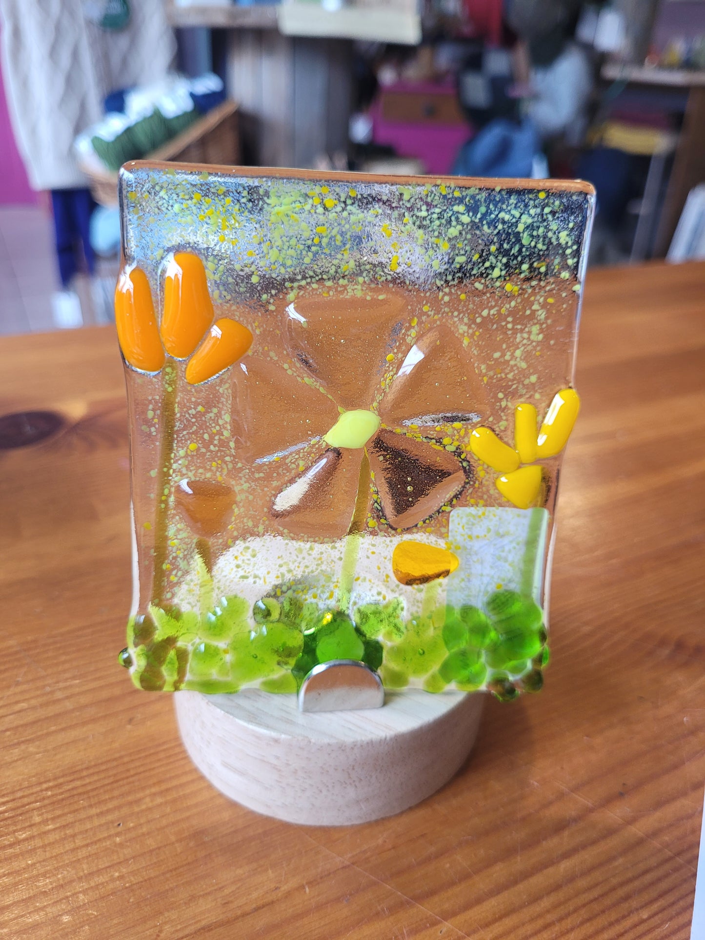 Fused Glass LED Decorations - Michelle Brady Studio