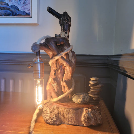 Bryn Awen - Driftwood Lamp