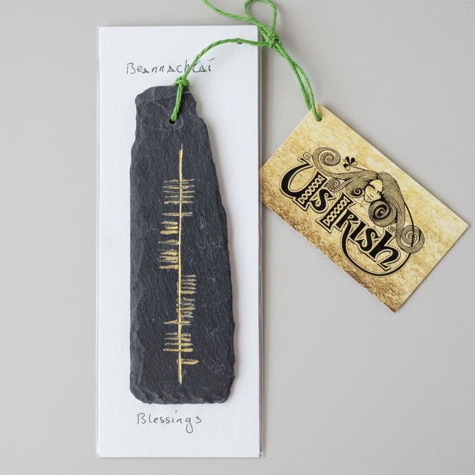 Ogham Blessings Slate