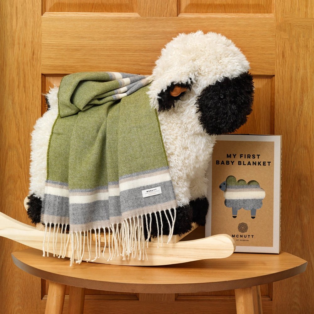 Mc Nutt of Donegal First Baby Blanket
