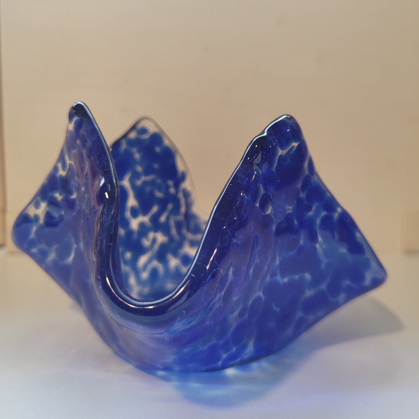 Fused Glass Candle / Trinket Holder - Michelle Brady Studio