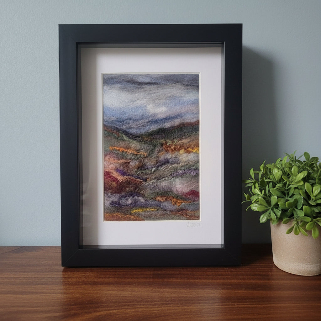 Framed Felted Scenery - Lough Melvin Studios