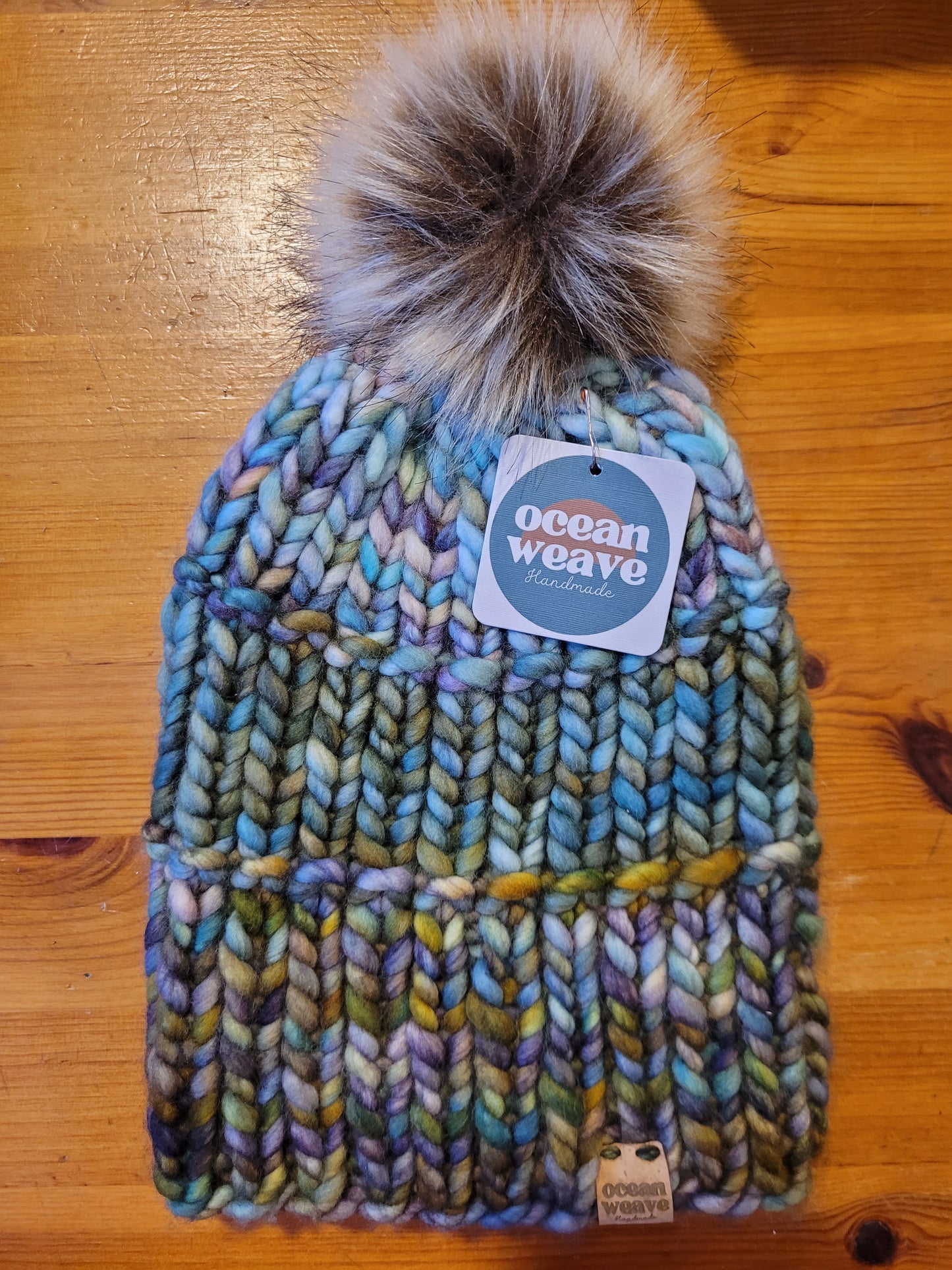 Ocean Weave - Hand Dyed Beanies