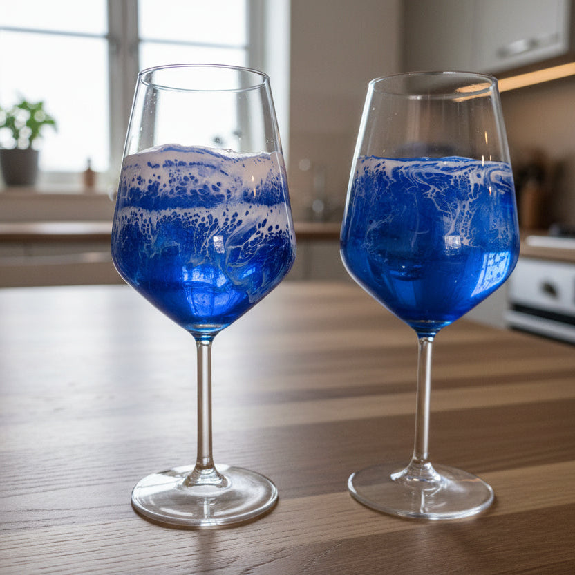 Resin Art Glassware - Lisa Hughes