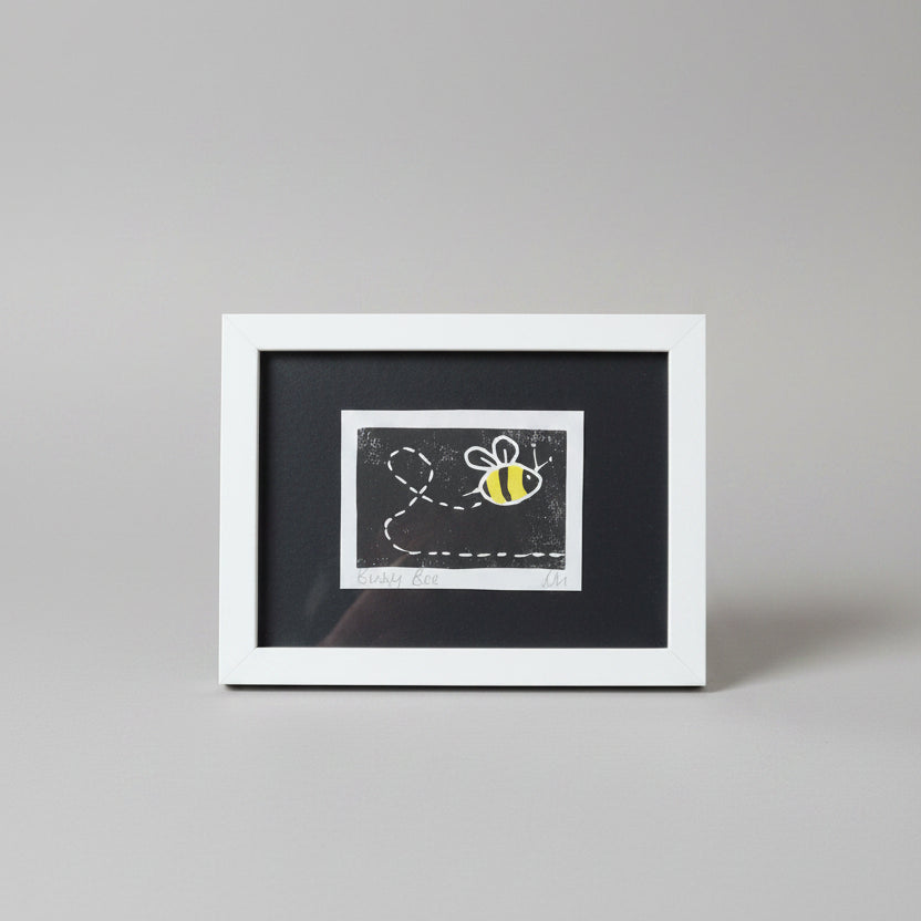 Wooden N Things - Mini Framed Original Lino Prints (8" x 6")