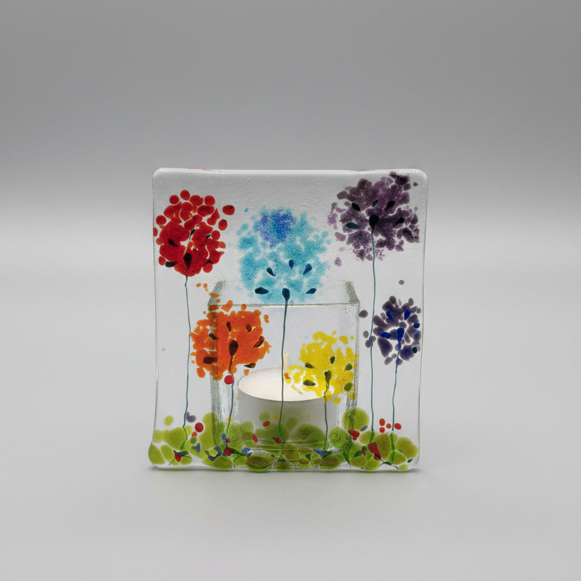 Fused Glass Tealight Holder - Michelle Brady Studio