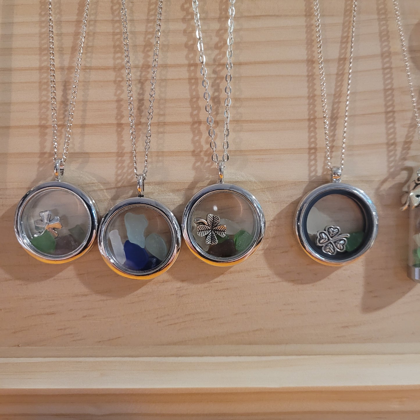 Sea Glass Locket - Lough Melvin Studios