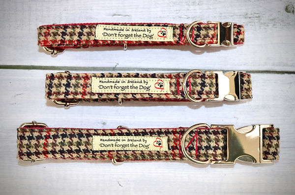 Don't forget the Dog - Tweed Dog Collar