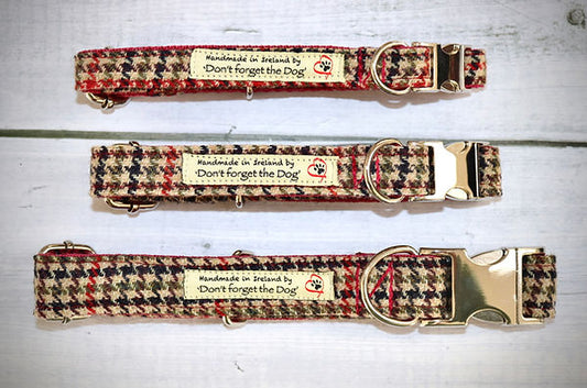 Don't forget the Dog - Tweed Dog Collar
