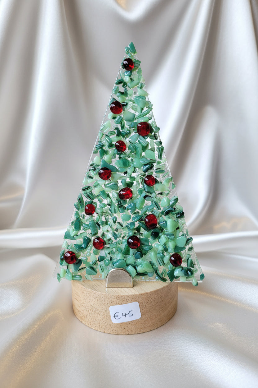 Fused Glass Christmas Decoration - Michelle Brady Studio