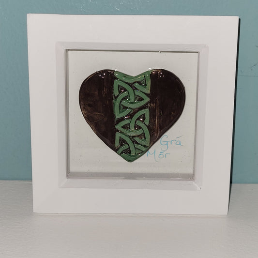 Bryn & Awen - Framed Ceramic Heart Designs