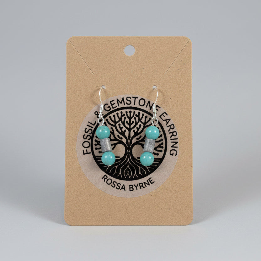 Fossil & Gemstone Earrings - Rossa Byrne