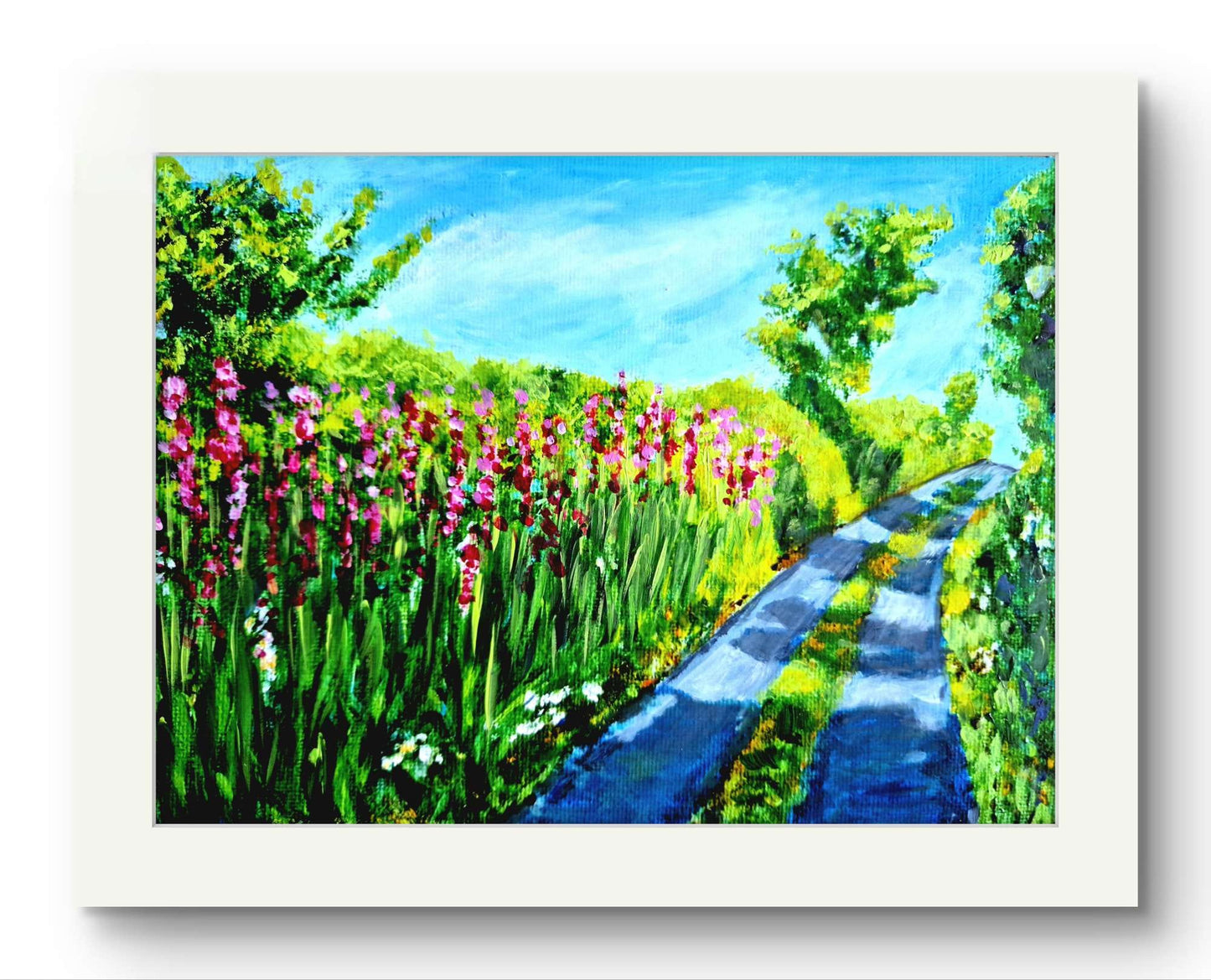 Margaret Rattigan - Collection of Art Prints Mounted 9" x 9". print size 5" x 5"
