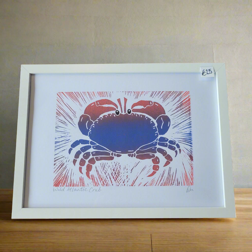 Wooden N Things - Framed Original Lino Prints A4