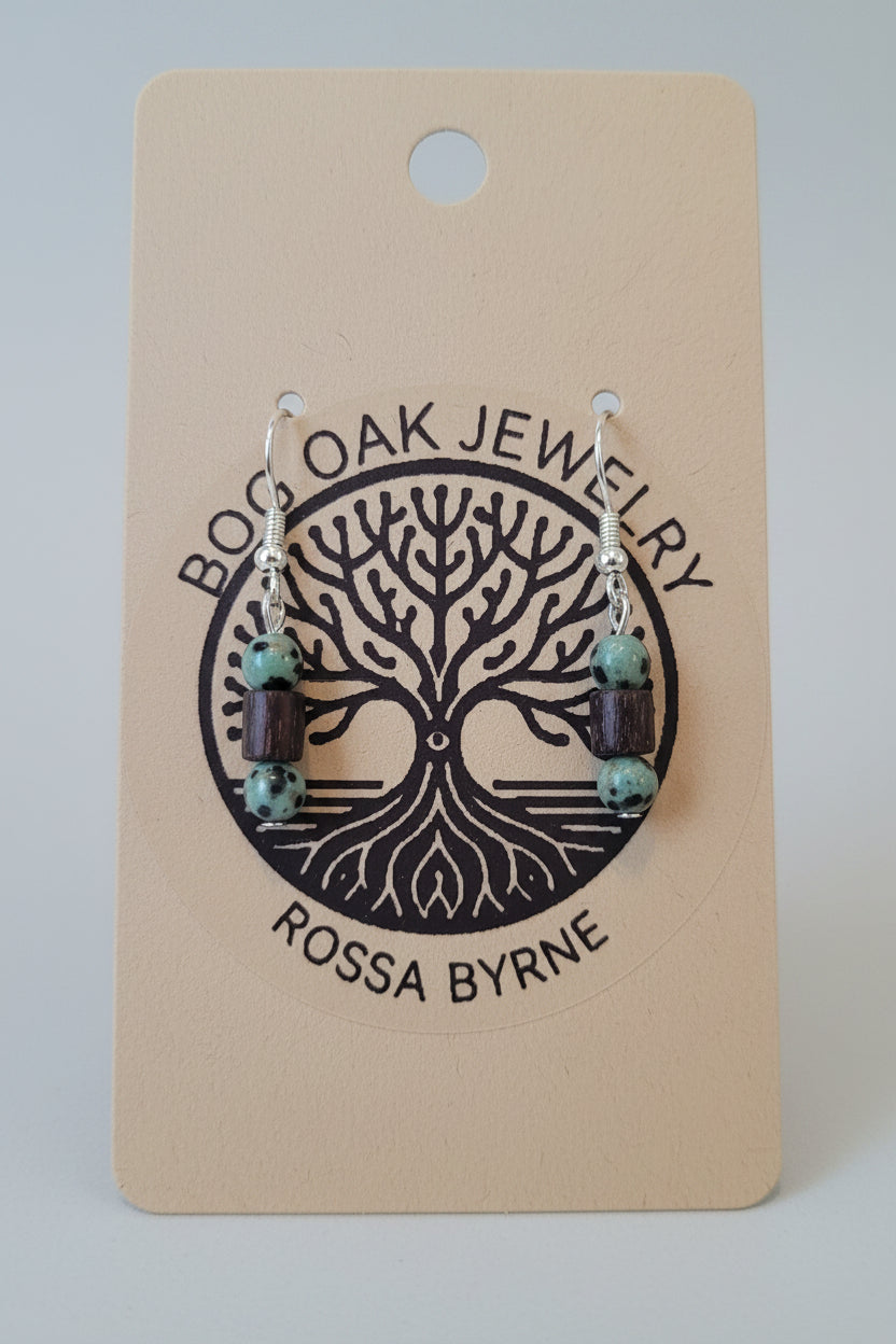 Fossil & Gemstone Earrings - Rossa Byrne