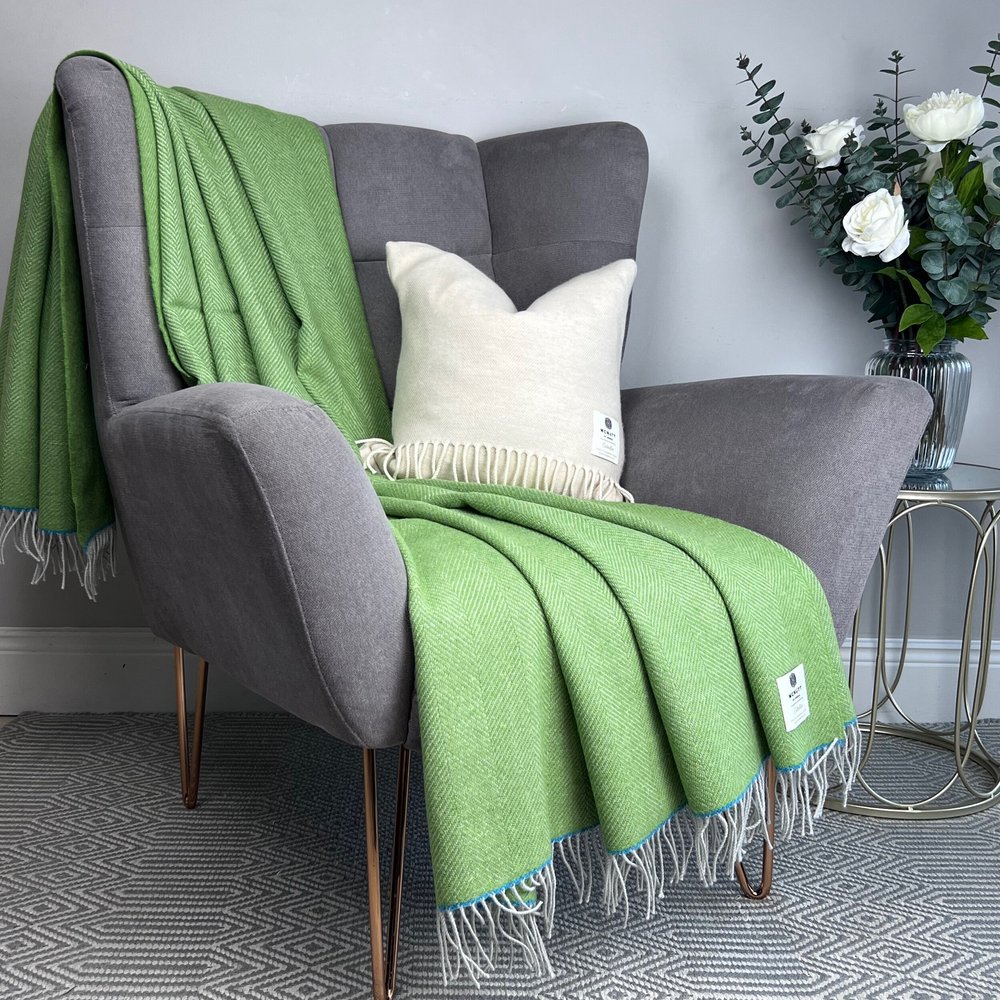 Mc Nutt Of Donegal Pure Wool Throw