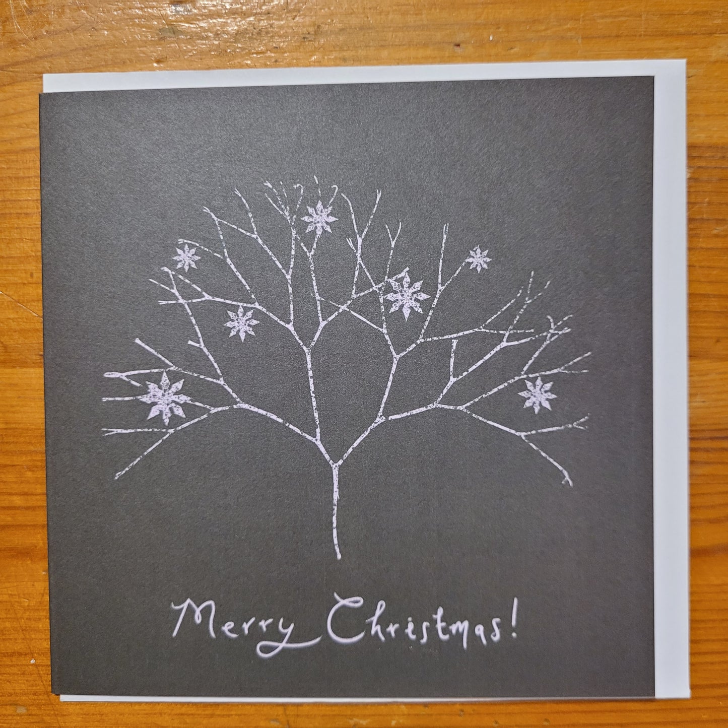 Hand Pressed Christmas Seaweed Cards - Christine Ellen Harrison