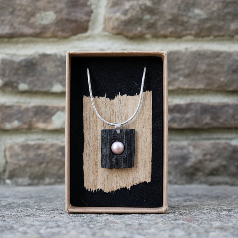 Bog Oak Pendant -  Rossa Byrne