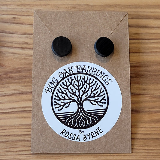 Bog Oak Earrings -  Rossa Byrne