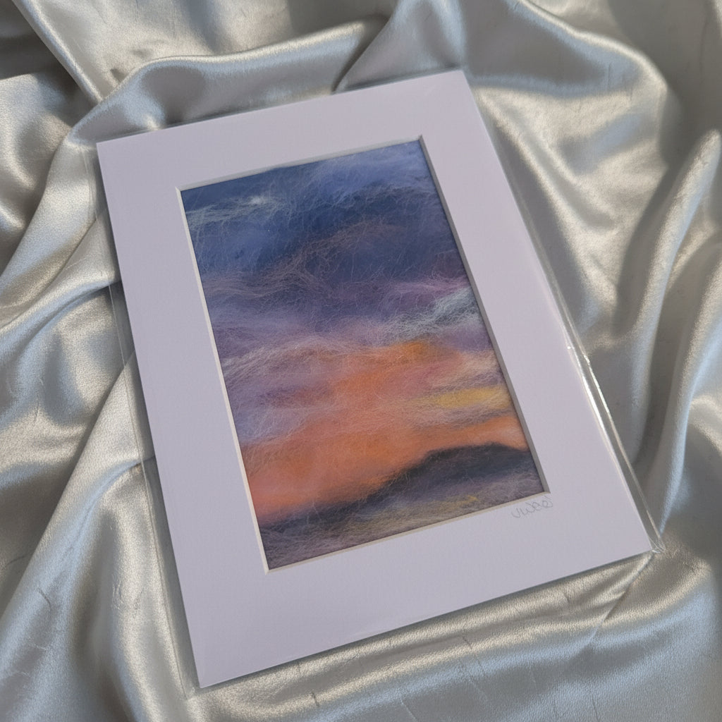 Mounted Felted Scenery - Lough Melvin Studios