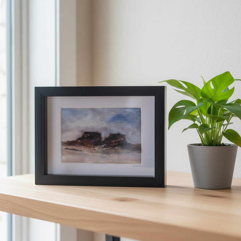 Framed Felted Scenery - Lough Melvin Studios