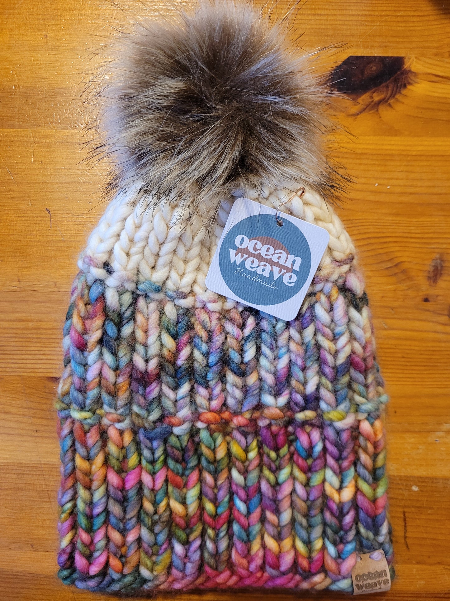 Ocean Weave - Hand Dyed Beanies