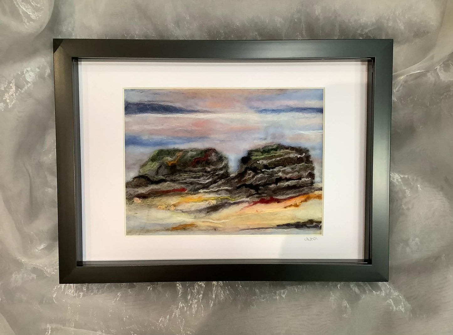 Framed Felted Scenery - Lough Melvin Studios