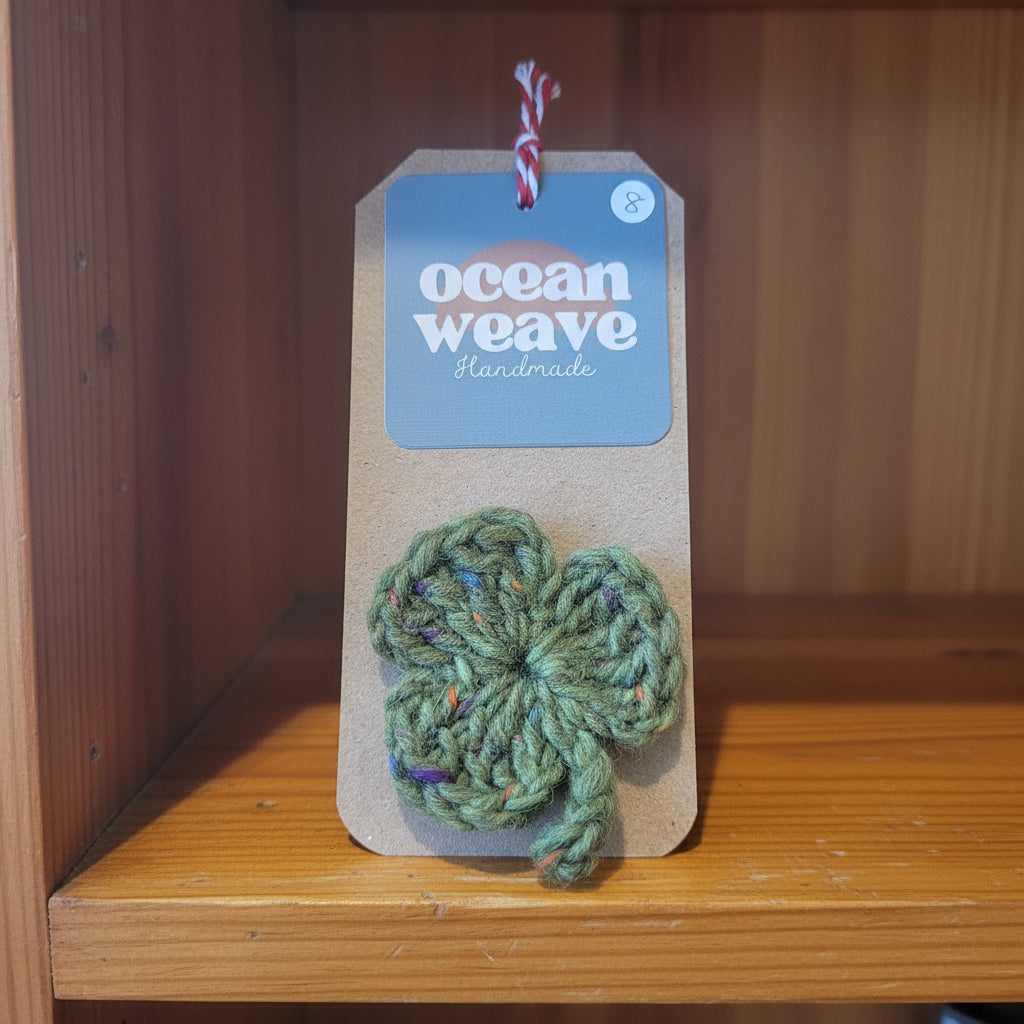 Ocean Weave - Shamrock Brooch