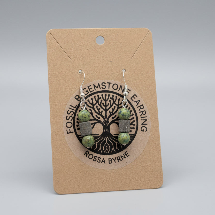 Fossil & Gemstone Earrings - Rossa Byrne