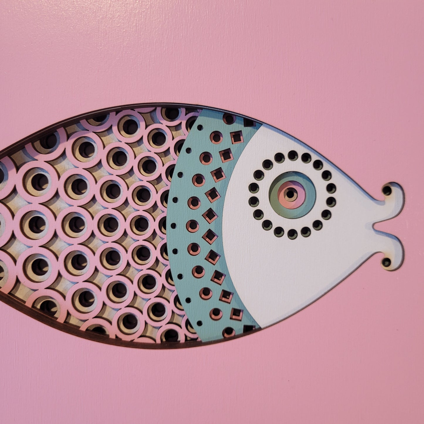 Seven2 Art - Wall Art - Samantha, geometric fish