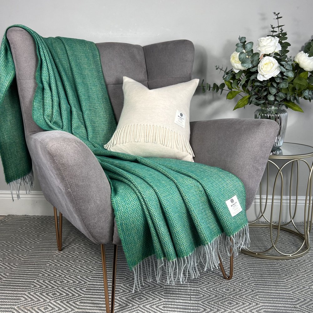 Mc Nutt Of Donegal Pure Wool Throw
