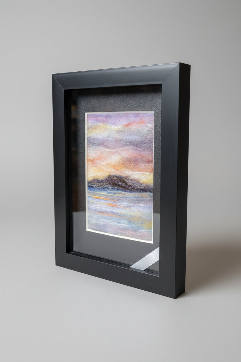 Framed Felted Scenery - Lough Melvin Studios