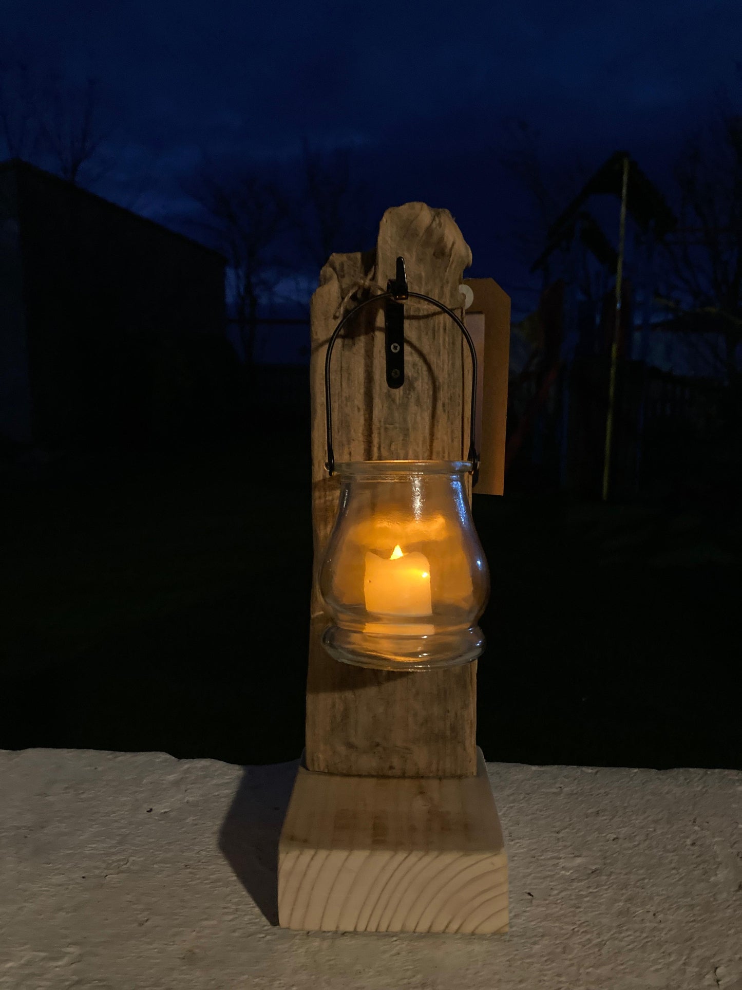 Driftwood Lantern - Lough Melvin Studios