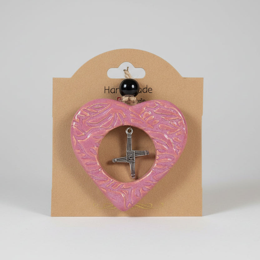 Ceramic Heart Decoration - Bryn Awen