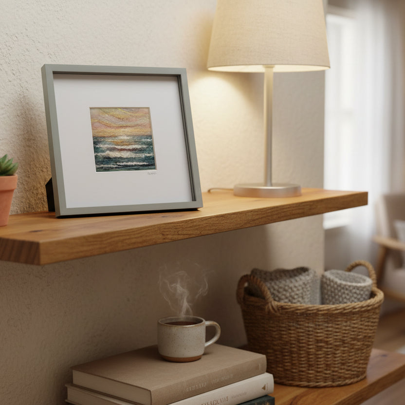 Framed Felted Scenery - Lough Melvin Studios