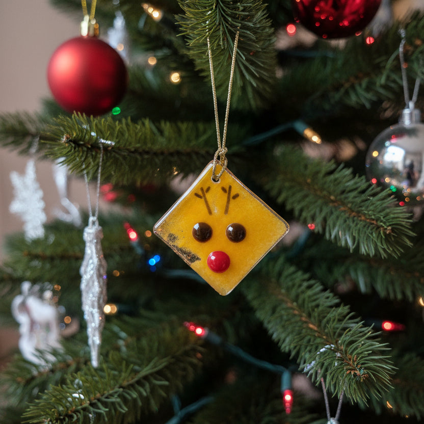 Fused Glass Christmas Decorations - Michelle Brady Studio