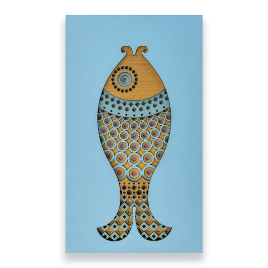 Seven2 Art - Wall Art - Samantha, geometric fish