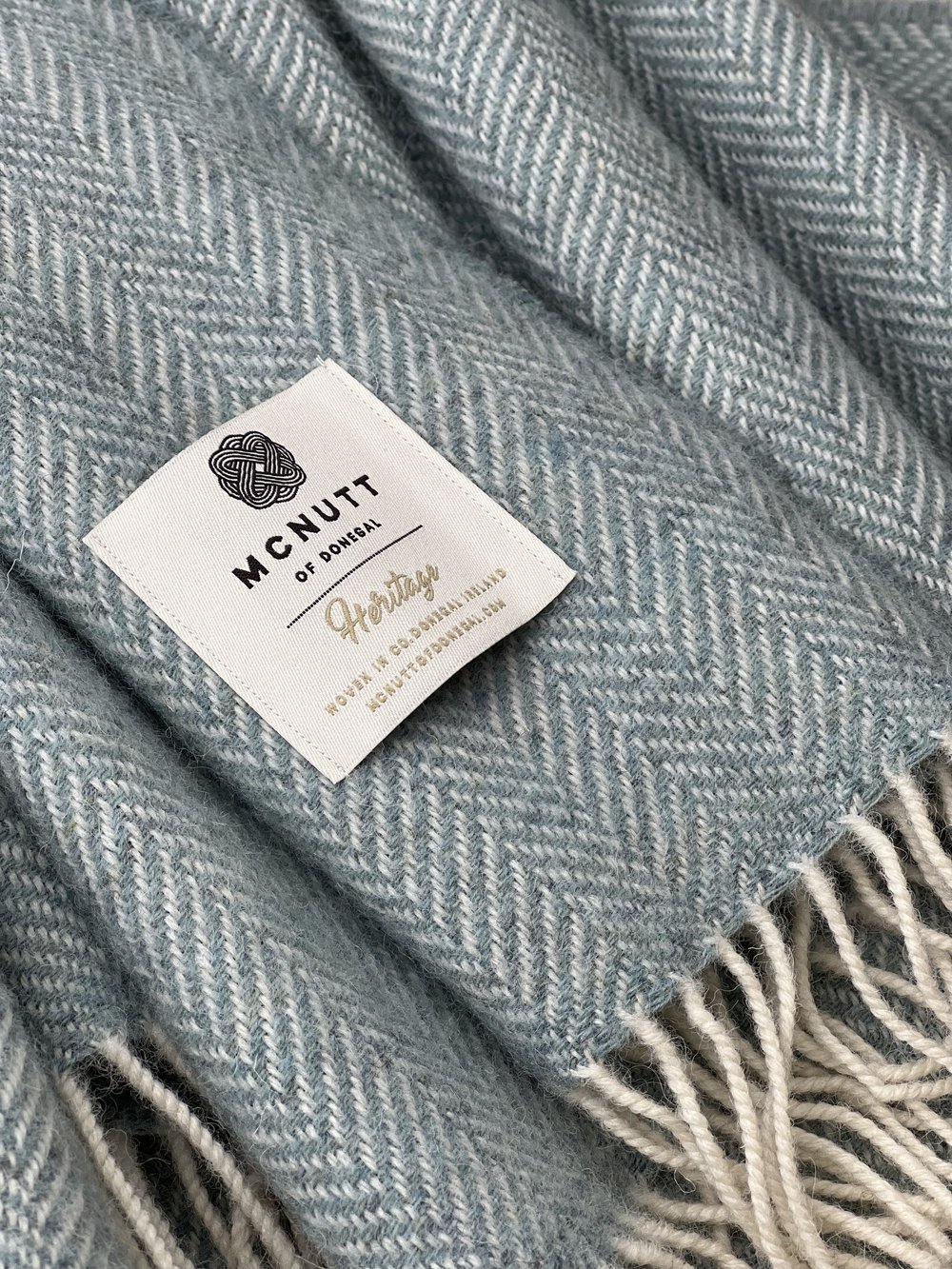 Mc Nutt Of Donegal Pure Wool Throw