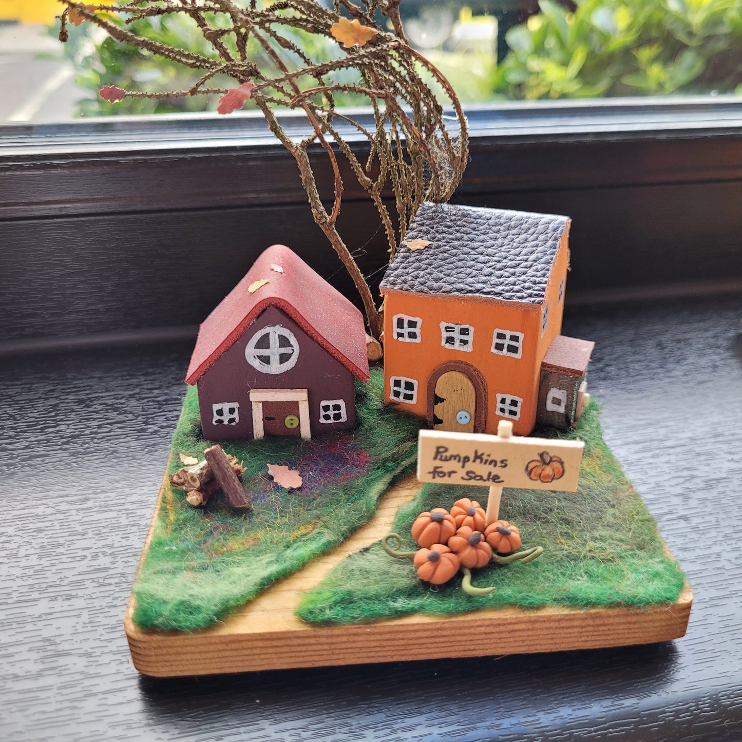 Miniature Autumn Houses - Asgard Arts