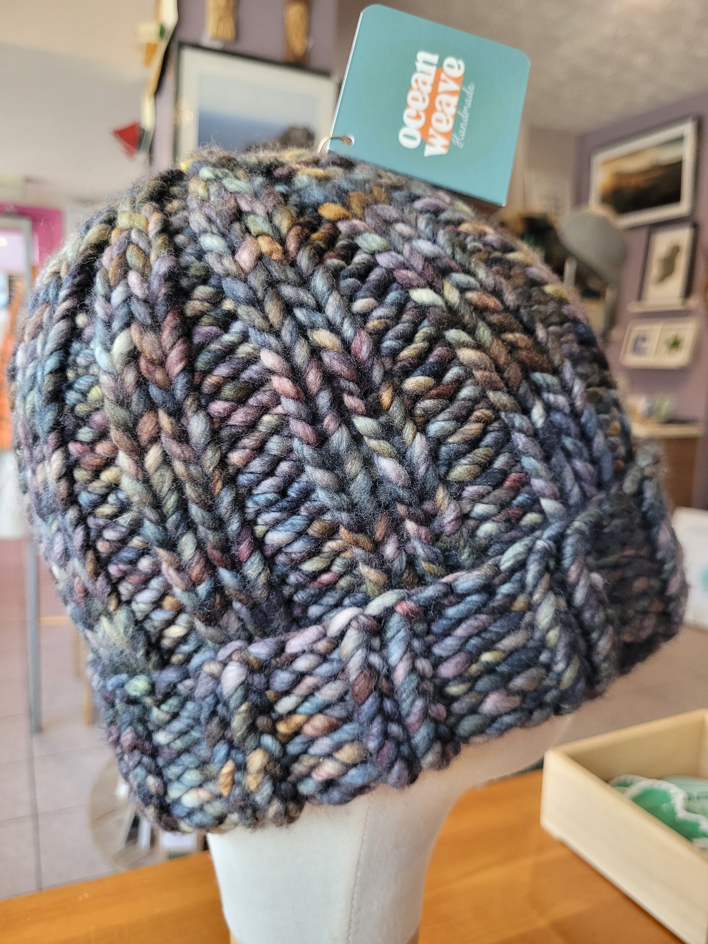 Ocean Weave - Hand Dyed Beanies