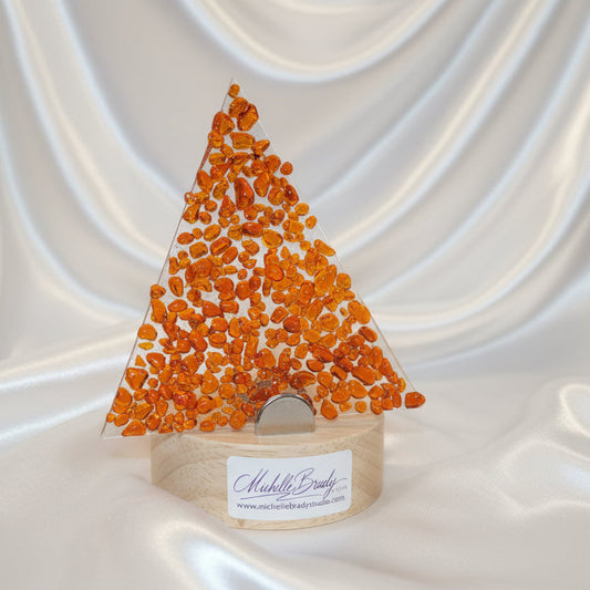 Fused Glass Christmas Decoration - Michelle Brady Studio