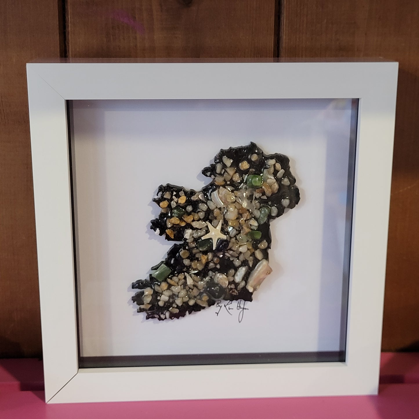 Framed Map of Ireland - Lisa Hughes